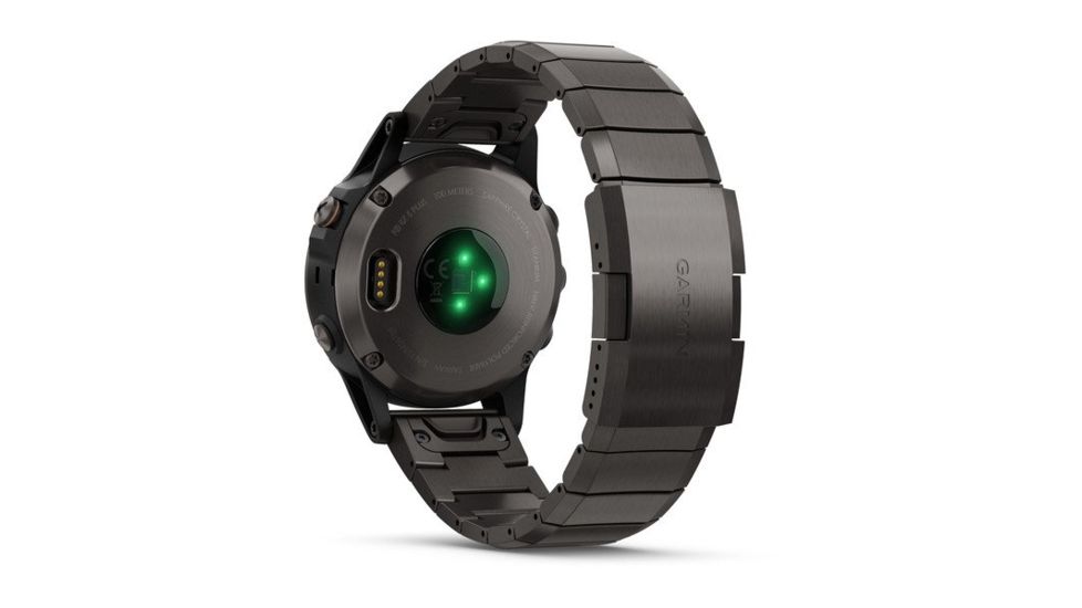 Garmin Fenix 5 Plus, Sapphire, GPS Watch, NA, Carbon Gray/DLC Ti 010-01988-02