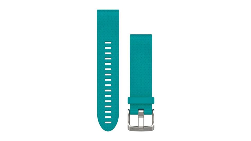 Garmin Fenix 5s 20mm QuickFit Silicone Band, Turquoise 010-12491-11