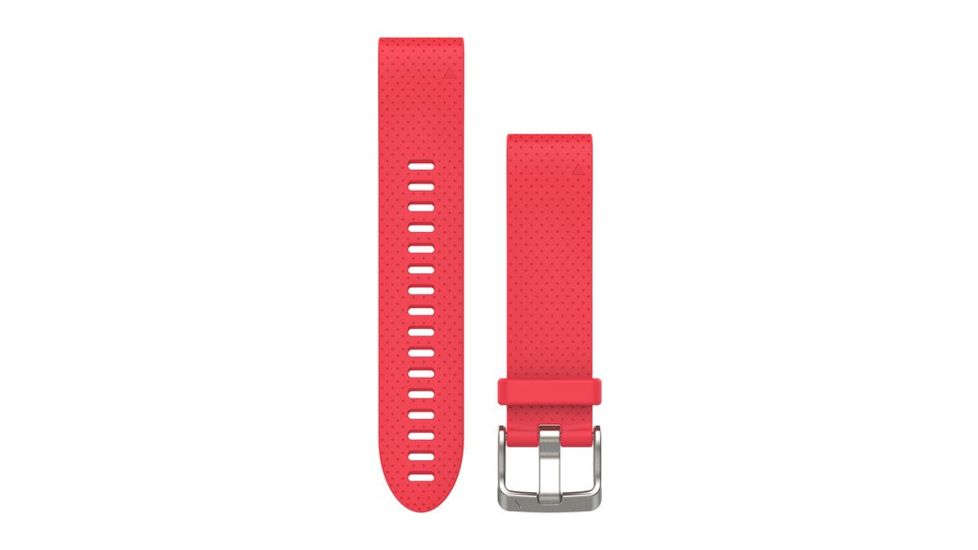 Garmin Fenix 5s 20mm QuickFit Silicone Band, Azalea Pink 010-12491-14