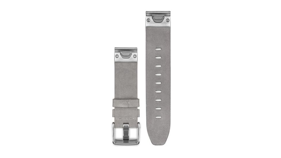 Garmin Fenix 5s 20mm QuickFit Suede Leather Band, Gray 010-12491-16