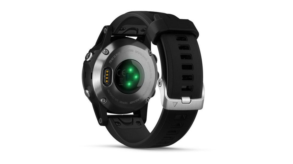 Garmin Fenix 5S Plus, Glass, GPS Watch, NA, Black/Silver 010-01987-20