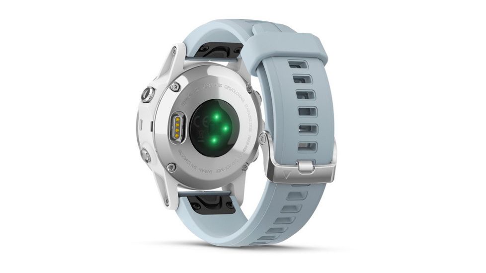 Garmin Fenix 5S Plus, Glass, GPS Watch, NA, White/Sea Foam 010-01987-22