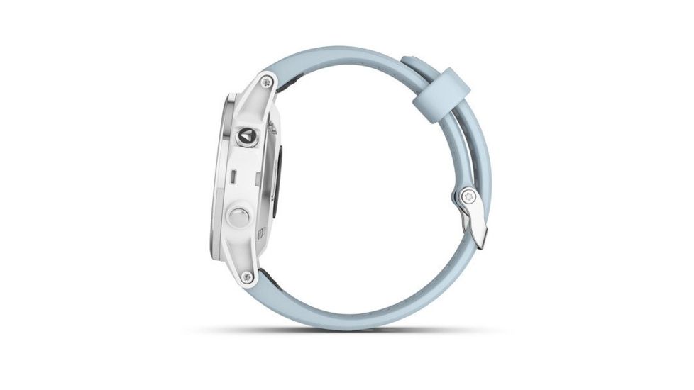 Garmin Fenix 5S Plus, Glass, GPS Watch, NA, White/Sea Foam 010-01987-22