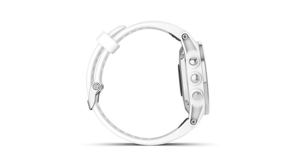 Garmin Fenix 5S Plus, Sapphire, GPS Watch, NA, White/White 010-01987-00