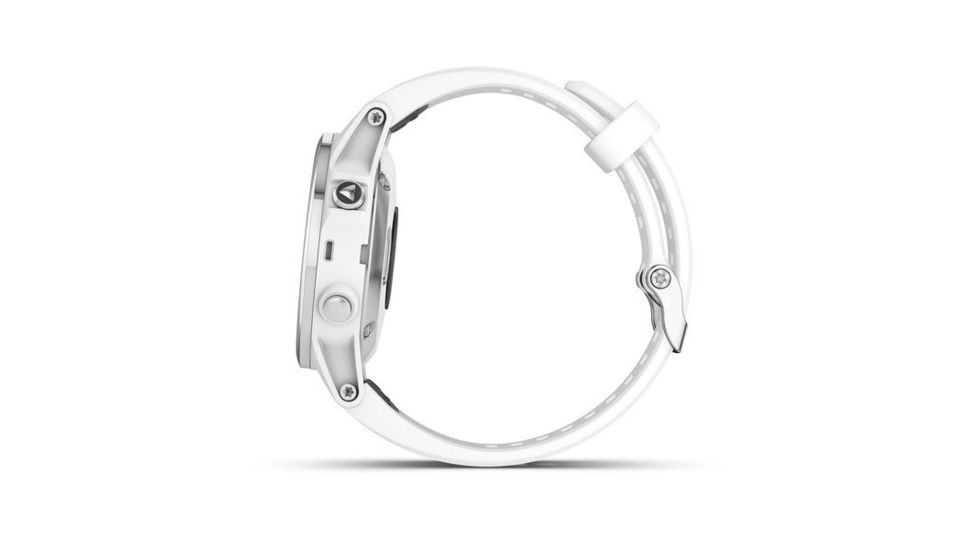 Garmin Fenix 5S Plus, Sapphire, GPS Watch, NA, White/White 010-01987-00