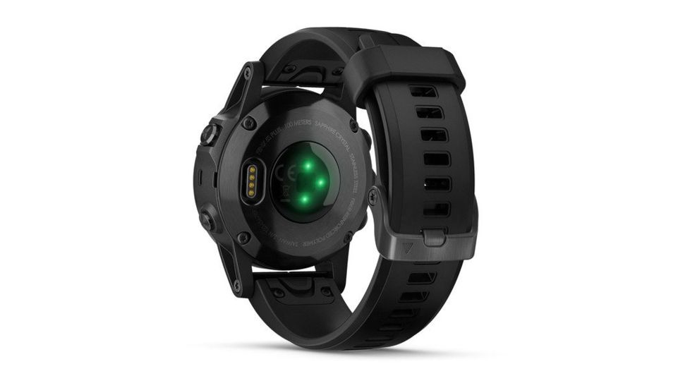 Garmin Fenix 5S Plus, Sapphire, GPS Watch, NA, Black/Black 010-01987-02