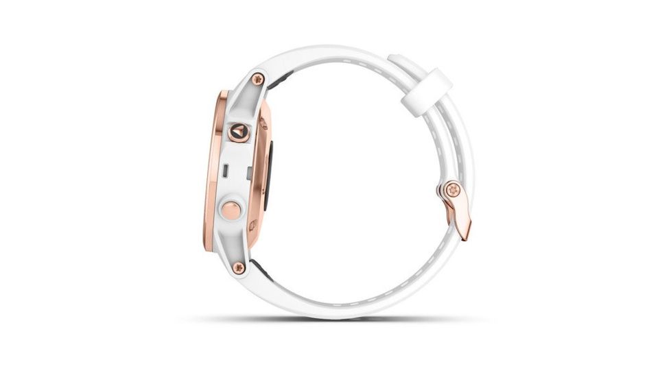 Garmin Fenix 5S Plus, Sapphire, GPS Watch, NA, White Rose Gold/White 010-01987-06