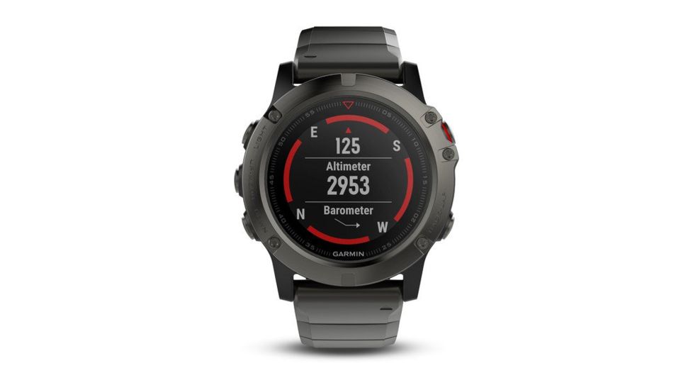 Garmin fenix 5x, Sapphire, GPS Watch, US, Slate Gray/Metal 010-01733-04