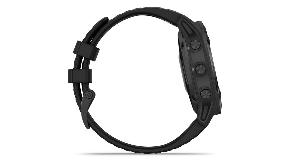Garmin Fenix 6 Pro Multisport Fitness Watch, Black w/Black Band, 010-02158-01