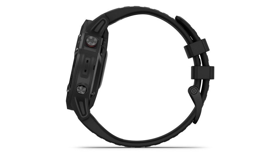 Garmin Fenix 6 Pro Multisport Fitness Watch, Black w/Black Band, 010-02158-01