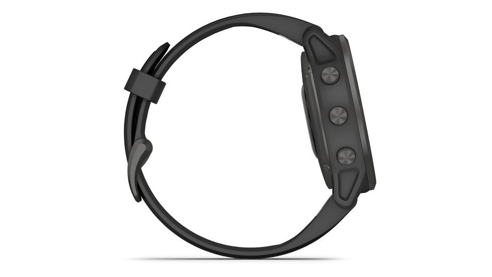 Garmin Fenix 6S Sapphire Multisport GPS Smartwatch, Carbon Grey DLC w/Black Band, 010-02159-24