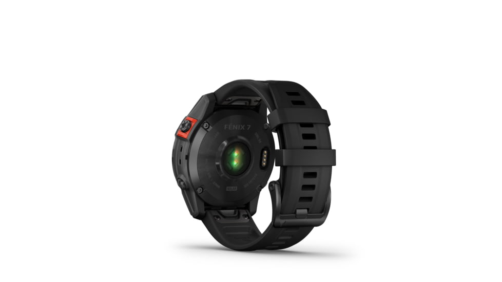 Garmin Fenix 7 Solar Watch, Slate Gray Case, Black Band, 010-02540-10