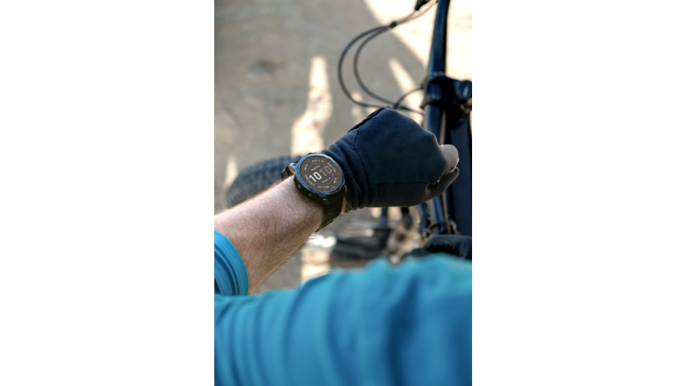 Garmin Fenix 7X Sapphire Solar Watch, Black DLC Titanium Case, Black Band, 010-02541-22