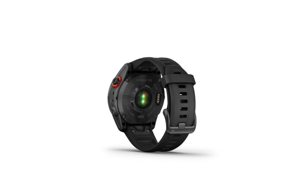 Garmin Fenix7S Solar Watch, Slate Gray Case, Black Band, 010-02539-12