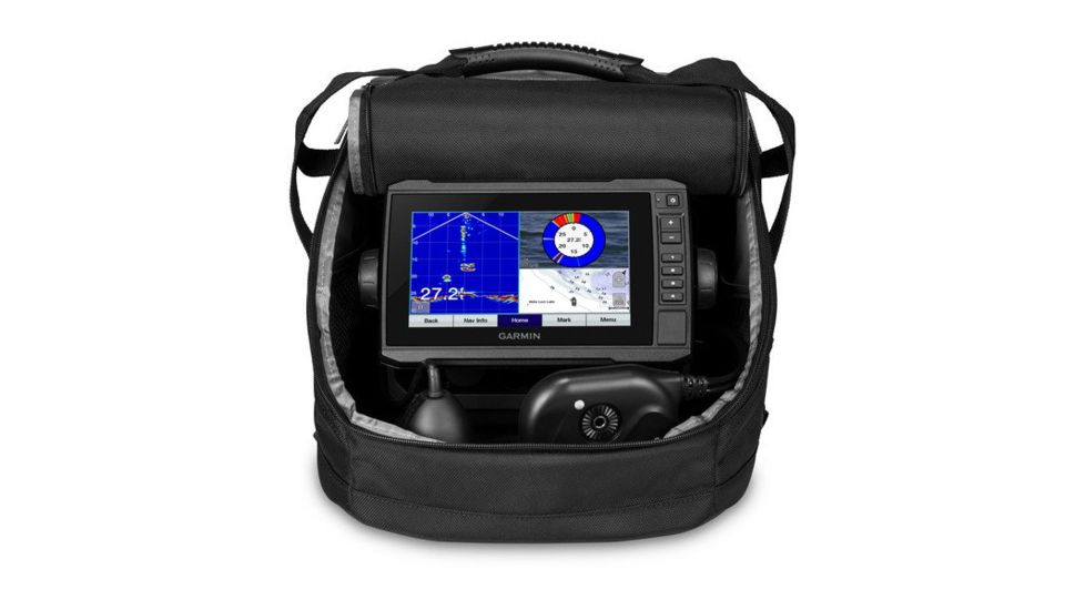 Garmin Fishfinder ECHOMAP Plus 73cv Panoptix PS22 Ice Bundle w/ GT10, NA 010-01893-20
