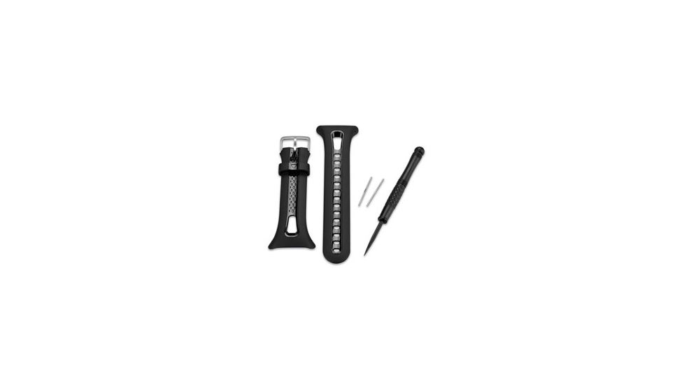 Garmin Forerunner 10 Replacement Watch Band - black and red 010-11251-18