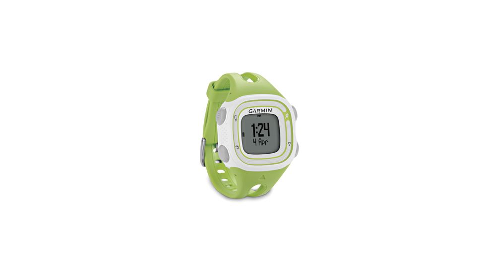 Garmin Forerunner 10 Watch, Green and White, Americas, Green 010-01039-01