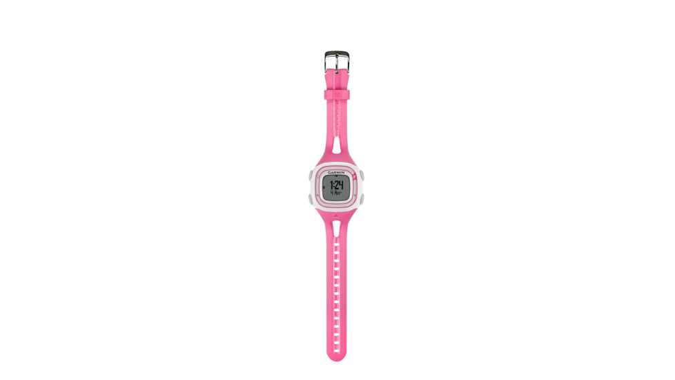 Garmin Forerunner 10 Watch, Pink and White, Americas, Pink 010-01039-07