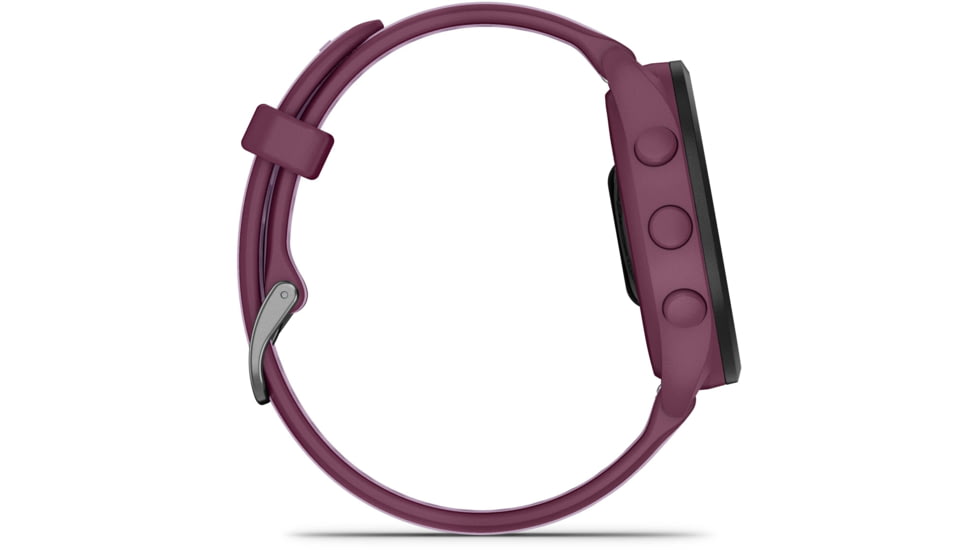 Garmin Forerunner 165 Music 43mm Watch, Berry/Lilac, 010-02863-33