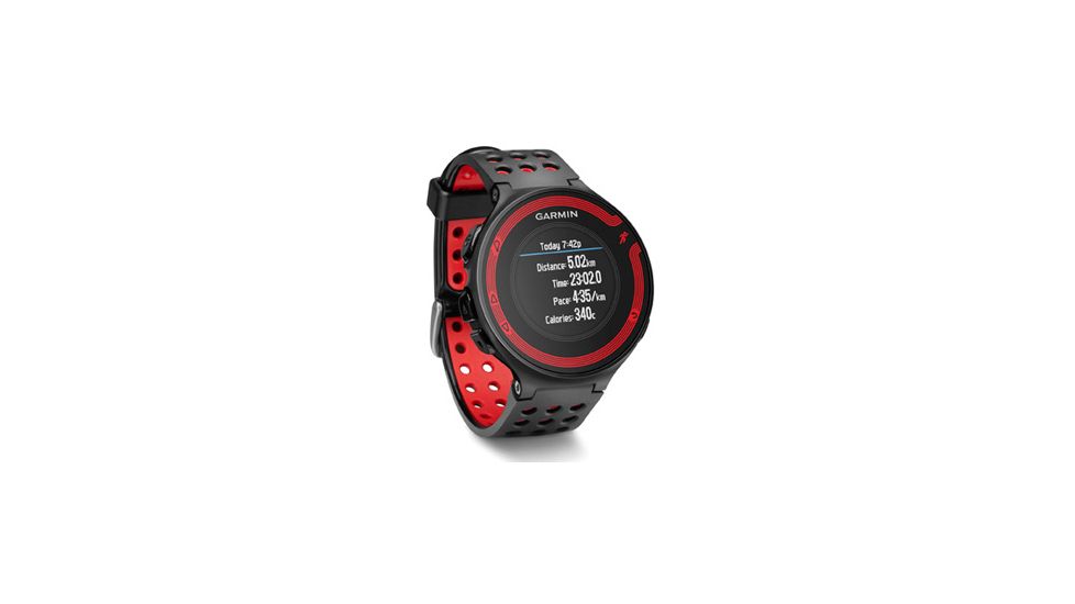 Garmin Forerunner 220 black/red bundle GPS running watch 010-01147-30