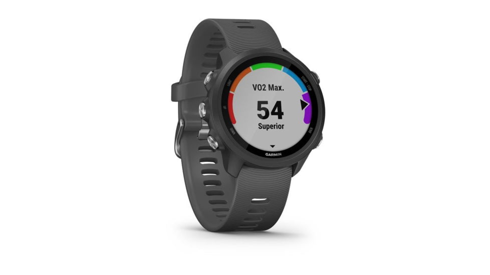 Garmin Forerunner 245 Watch, Slate Gray, 010-02120-00