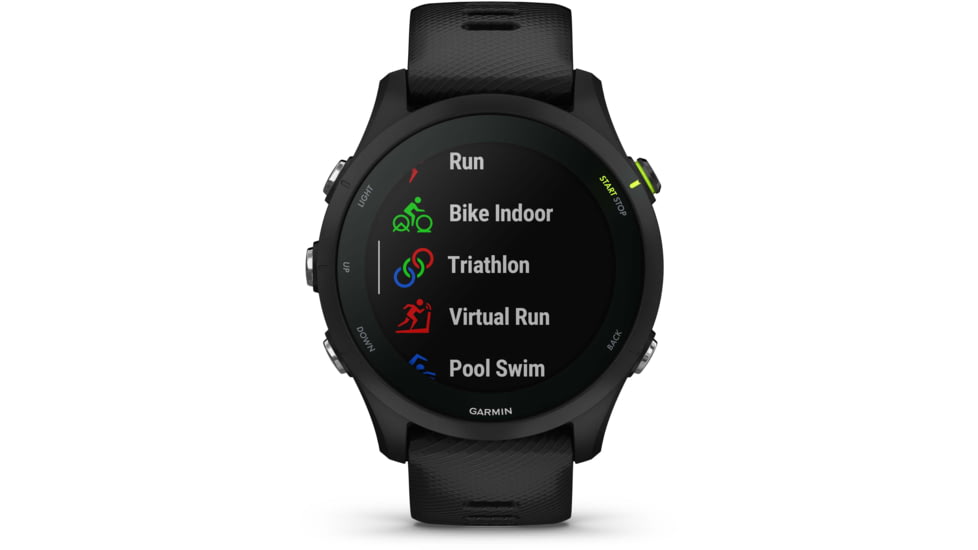 Garmin Forerunner 255 Music 46mm Watch, Black, 010-02641-20