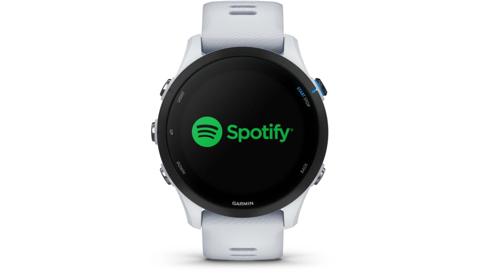 Garmin Forerunner 255 Music 46mm Watch, Whitestone, 010-02641-21