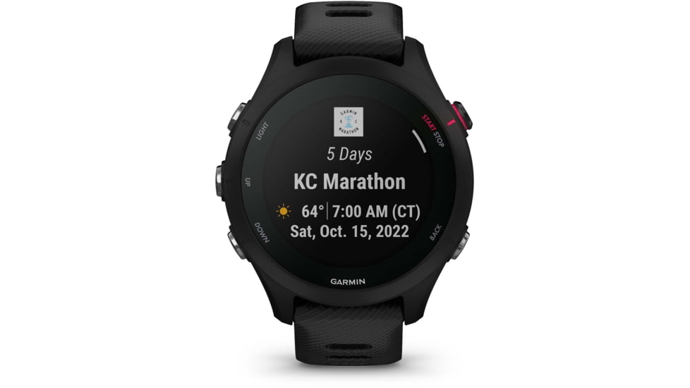 Garmin Forerunner 255s Music 41mm Watch, Black, 010-02641-22