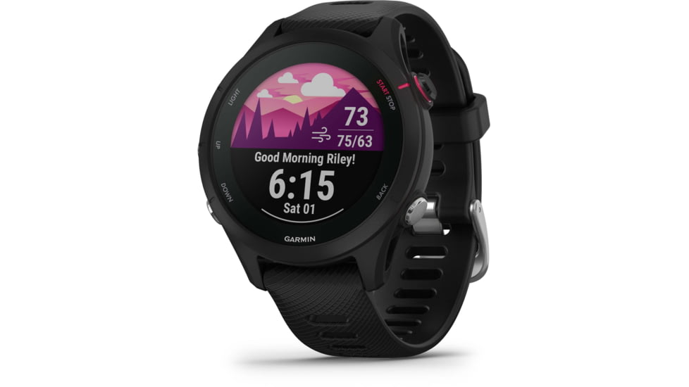 Garmin Forerunner 255s Music 41mm Watch, Black, 010-02641-22