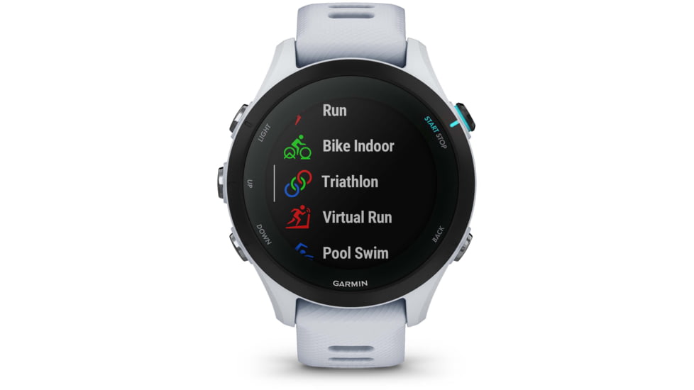 Garmin Forerunner 255s Music 41mm Watch, Whitestone, 010-02641-23