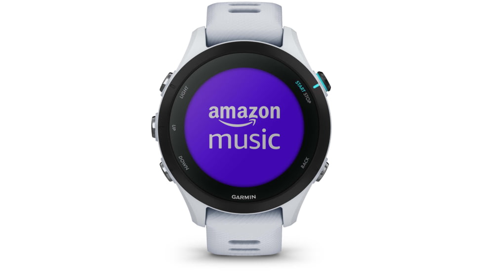Garmin Forerunner 255s Music 41mm Watch, Whitestone, 010-02641-23