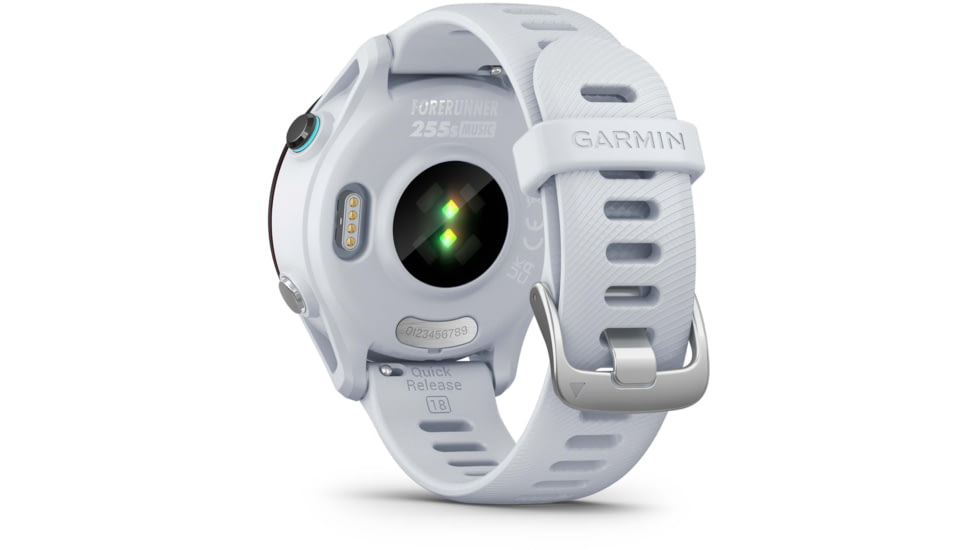 Garmin Forerunner 255s Music 41mm Watch, Whitestone, 010-02641-23