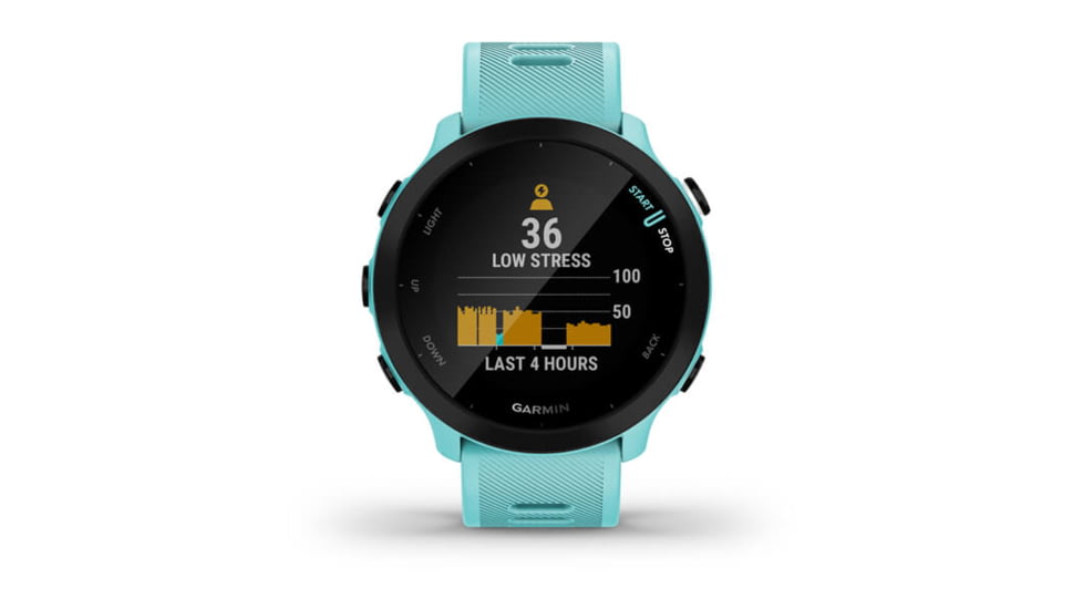 Garmin Forerunner 55 Watches, Aqua, 010-02562-02