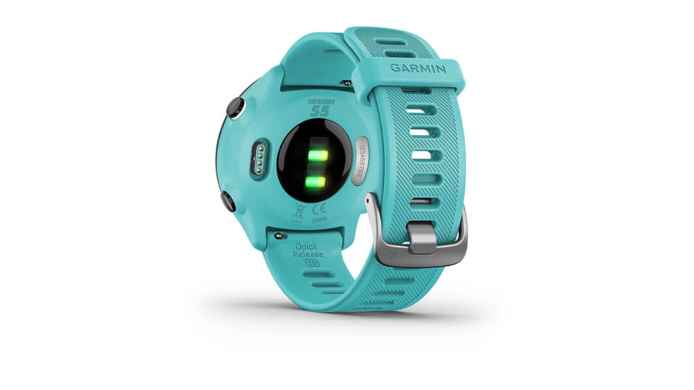 Garmin Forerunner 55 Watches, Aqua, 010-02562-02