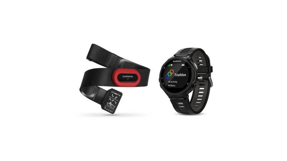 Garmin Forerunner 735XT, GPS, NA/PAC, Run Bundle, Black/Gray 010-01614-12
