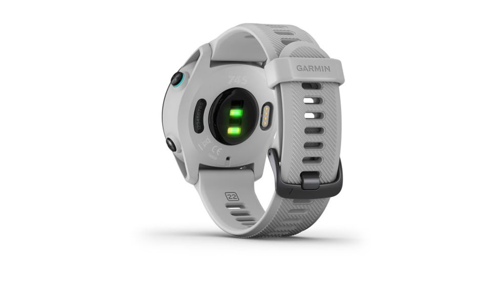 Garmin Forerunner 745 GPS Running Watch, Whitestone, 010-02445-03