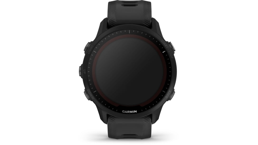 Garmin Forerunner 955 Solar Watch, 33mm Display, Silicone Strap, Black, 010-02638-00