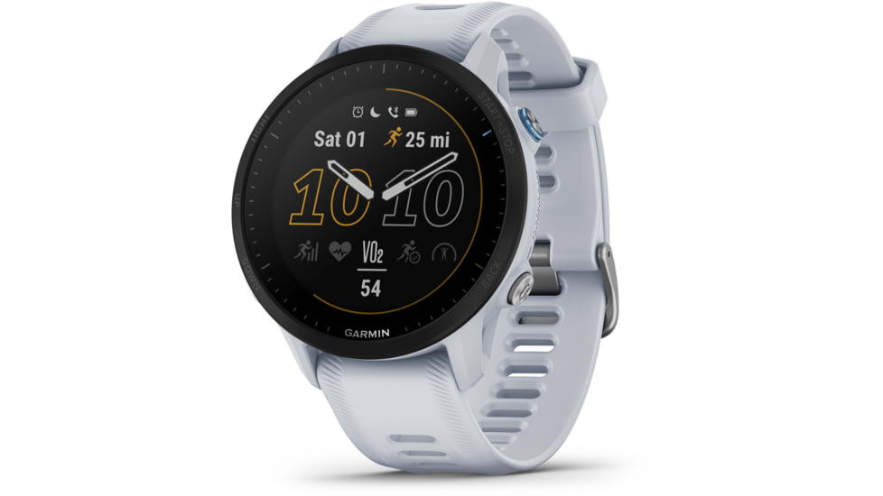 Garmin Forerunner 955 Watch, 33mm Display, Silicone Strap, Whitestone, 010-02638-11