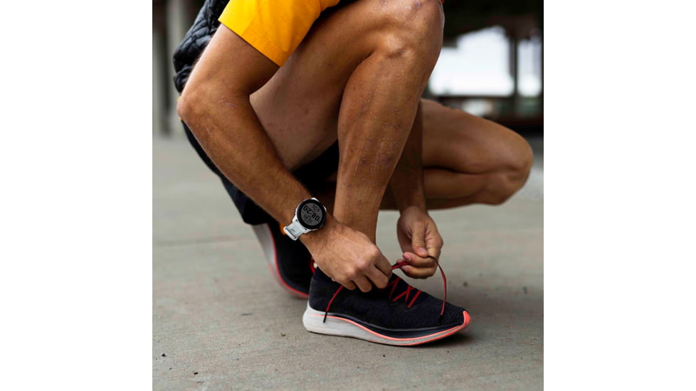 Garmin Forerunner 955 Watch, 33mm Display, Silicone Strap, Whitestone, 010-02638-11