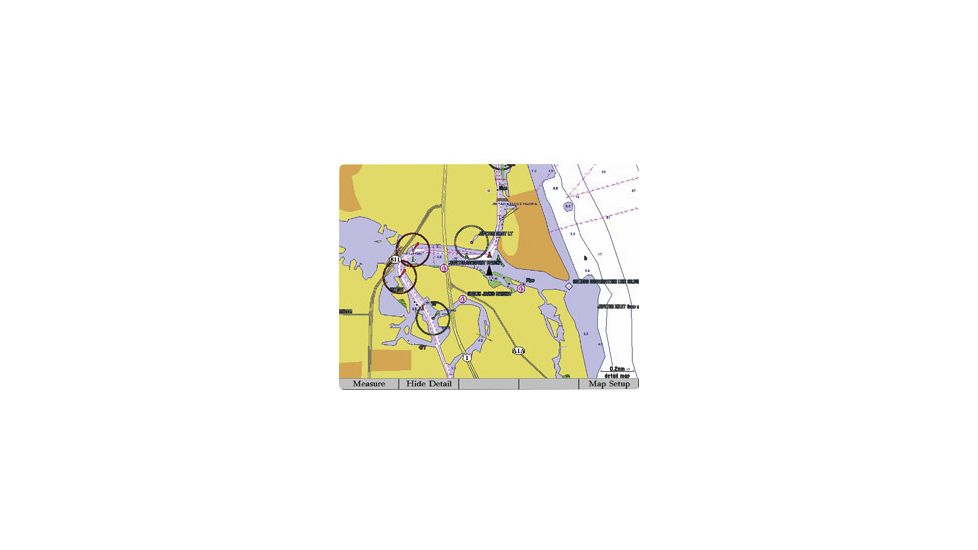 Garmin GPSMAP 3205 w/Ext GPS sensor, built-in BlueChart g2 for US coastal 010-00526-00