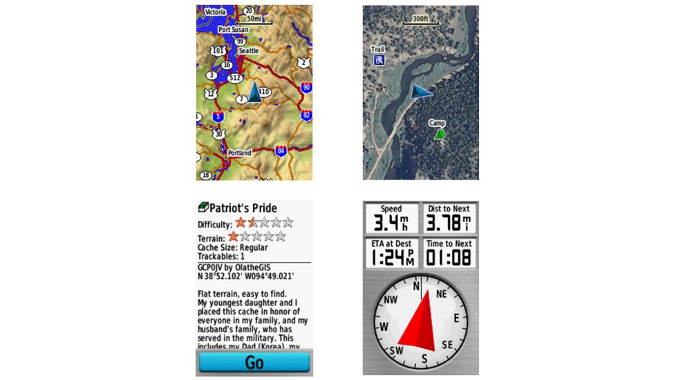 Garmin GPSMAP 62 Navigation System Screenshots