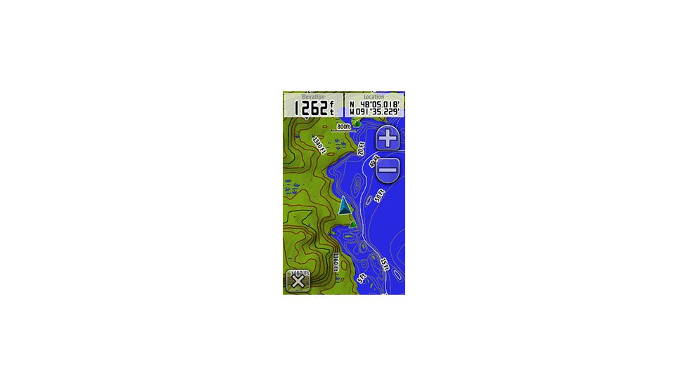 Garmin Inland Lakes Boundary Waters Screenshot