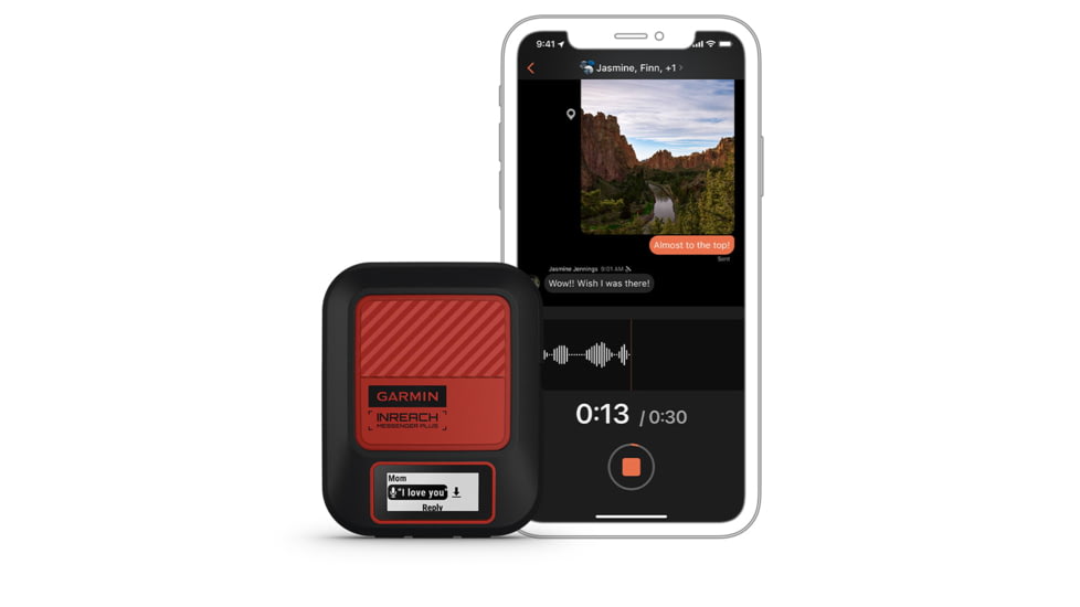 Garmin InReach Messenger Plus Communicator, Red/Black, 010-02887-00