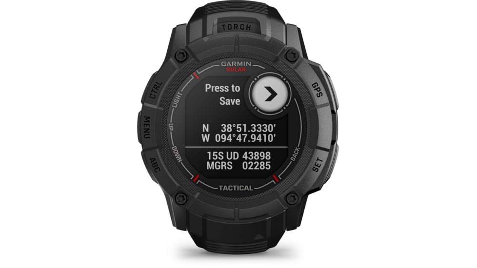 Garmin Instinct 2X Solar Tactical Edition Watch, Black, 010-02805-13