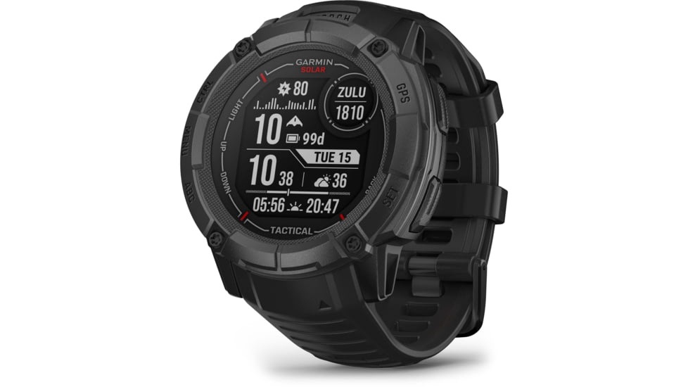 Garmin Instinct 2X Solar Tactical Edition Watch, Black, 010-02805-13