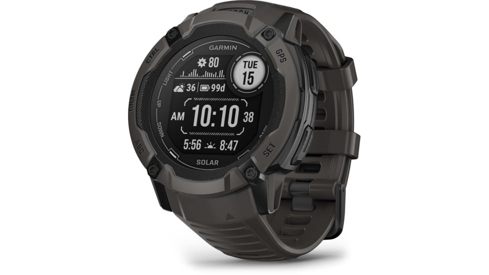 Garmin Instinct 2X Solar Watch, Graphite, 010-02805-10