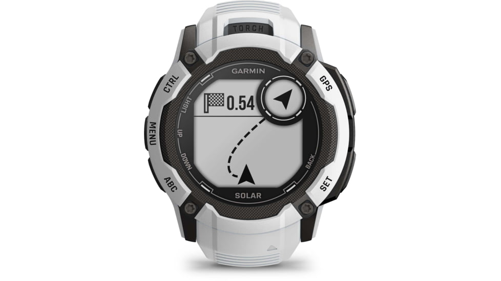 Garmin Instinct 2X Solar Watch, Whitestone, 010-02805-14