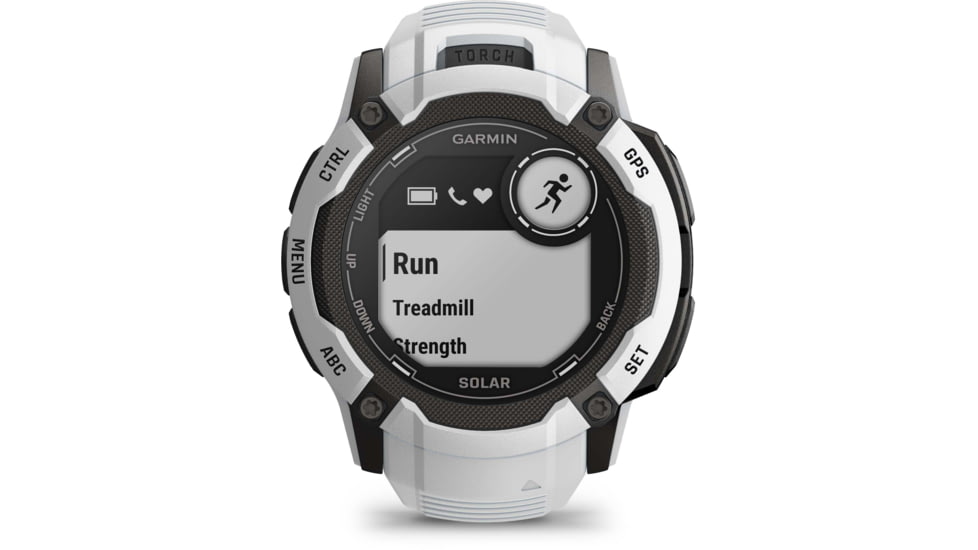 Garmin Instinct 2X Solar Watch, Whitestone, 010-02805-14