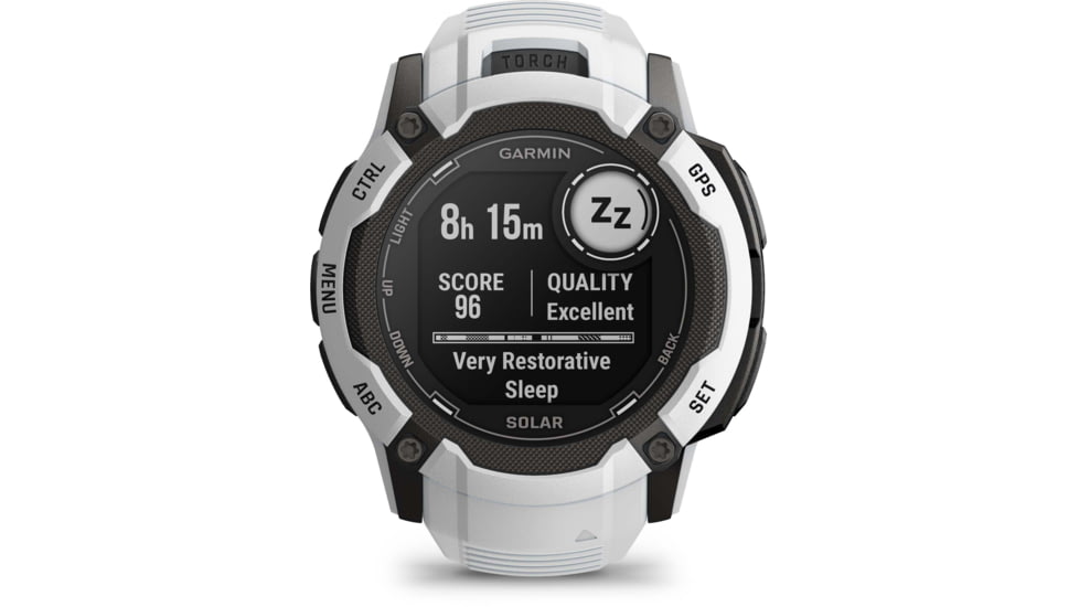 Garmin Instinct 2X Solar Watch, Whitestone, 010-02805-14