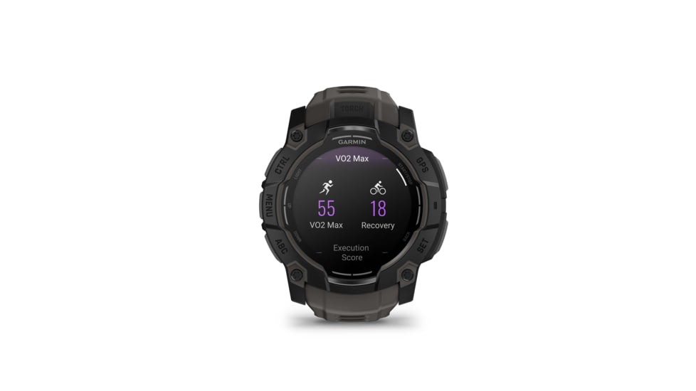 Garmin Instinct 3 Amoled GPS Watch, 50mm dia, Black/Charcoal, 010-03020-00